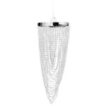 Vidaxl lustre suspendu crystal 22 x 58 cm