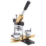 Vidaxl machine � badges avec cutter circulaire poin�on rotatif 37 mm