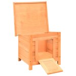 Vidaxl maison de chat pin massif et sapin 50 x 46 x 43, 5 cm