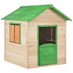 Vidaxl maison de jeu pour enfants bois de sapin vert Vidaxl maison de jeu pour enfants bois de sapin vert