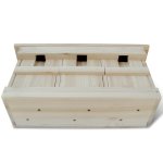 Vidaxl maisons pour moineau 2 pcs bois 44 x 15, 5 x 21, 5 cm Vidaxl maisons pour moineau 2 pcs bois 44 x 15, 5 x 21, 5 cm