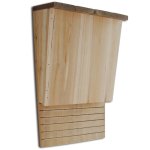 Vidaxl maison pou chauve - souris 4 pcs 22 x 12 x 34 cm bois