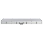Vidaxl mallette pour arme  feu argent 134 x 35 x 12 cm aluminium
