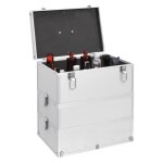 Vidaxl mallette à maquillage 37x24x40 cm argenté aluminium Vidaxl mallette à maquillage 37x24x40 cm argenté aluminium