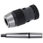 Vidaxl mandrin de perage mt2 - b18 avec plage de serrage de 16 mm