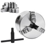Vidaxl mandrin de tour auto - centrant à 3 mâchoires 80 mm acier Vidaxl mandrin de tour auto - centrant à 3 mâchoires 80 mm acier