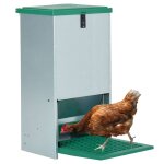 Vidaxl mangeoire automatique pour volaille avec pdale 20 kg
