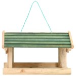 Vidaxl mangeoire  oiseaux bois de sapin 35x29, 5x21 cm