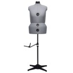 Vidaxl mannequin de robe ajustable pour femme gris l taille 44 - 50