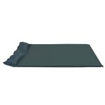 Vidaxl matelas gonflable avec oreiller 130x190 cm vert fonc
