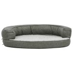 Vidaxl matelas de lit ergonomique de chien 75x53 cm polaire gris Vidaxl matelas de lit ergonomique de chien 75x53 cm polaire gris