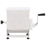 Vidaxl mlangeur de viande avec bote de vitesse argent inox