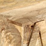 Vidaxl meuble alphabtique avec 6 tiroirs 120x35x79 cm manguier massif