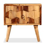 Vidaxl meuble de chevet avec 1 tiroir bois