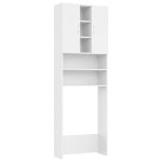 Vidaxl meuble pour machine à laver blanc 64x25, 5x190 cm Vidaxl meuble pour machine à laver blanc 64x25, 5x190 cm