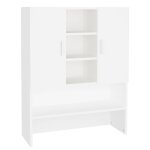 Vidaxl meuble pour machine  laver blanc 70, 5x25, 5x90 cm