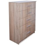 Vidaxl meuble de rangement agglomr 71 x 35 x 106 cm chne