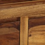 Vidaxl meuble  tiroirs bois massif de sesham 160 x 40 x 80 cm