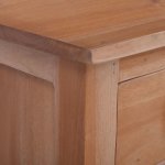 Vidaxl meuble tv 100x30x45 cm bois d'acajou massif