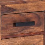 Vidaxl meuble tv 110 x 30 x 40 cm bois de sesham solide