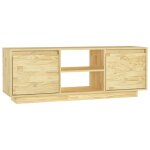 Vidaxl meuble tv 110x30x40 cm bois de pin massif