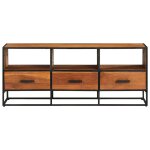 Vidaxl meuble tv 110x30x45 cm bois d'acacia massif Vidaxl meuble tv 110x30x45 cm bois d'acacia massif