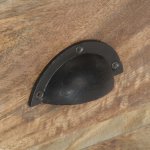 Vidaxl meuble tv 110x30x50 cm bois massif de manguier