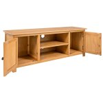 Vidaxl meuble tv 110x35x44 cm bois de chêne massif Vidaxl meuble tv 110x35x44 cm bois de chêne massif