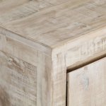 Vidaxl meuble tv 110x35x46 cm bois de manguier massif