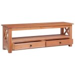 Vidaxl meuble tv 120 x 30 x 40 cm bois d'acajou massif