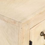 Vidaxl meuble tv 120 x 30 x 40 cm bois massif de manguier