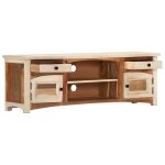 Vidaxl meuble tv 120 x 30 x 40 cm bois de rcupration massif