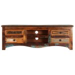 Vidaxl meuble tv 120 x 30 x 40 cm bois de rcupration massif