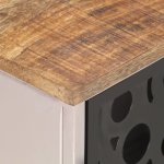 Vidaxl meuble tv 120x30x40 cm bois de manguier brut Vidaxl meuble tv 120x30x40 cm bois de manguier brut