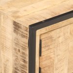 Vidaxl meuble tv 120x30x40 cm bois de manguier brut