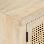 Vidaxl meuble tv 120x30x40 cm bois de manguier et canne naturelle Vidaxl meuble tv 120x30x40 cm bois de manguier et canne naturelle