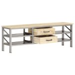 Vidaxl meuble tv 120x30x40 cm bois massif de manguier