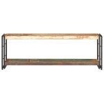 Vidaxl meuble tv 120x30x40 cm bois de rcupration massif