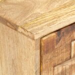 Vidaxl meuble tv 120x30x45 cm bois solide de manguier