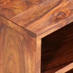 Vidaxl meuble tv 140x30x35 cm bois solide