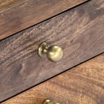 Vidaxl meuble tv 140x30x40 cm bois de manguier massif