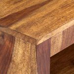 Vidaxl meuble tv 140x30x40 cm bois massif de sesham