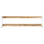 Vidaxl meuble tv 150 x 30 x 40 cm bois massif de manguier