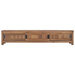 Vidaxl meuble tv 150 x 30 x 30 cm bois de teck massif