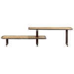 Vidaxl meuble tv 160x30x40 cm bois de manguier massif