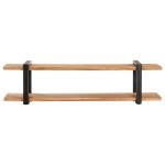 Vidaxl meuble tv 160x40x40 cm bois d'acacia massif