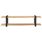 Vidaxl meuble tv 160x40x40 cm bois massif de manguier brut