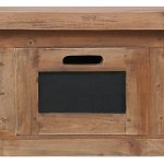 Vidaxl meuble tv avec 3 tiroirs 120x30x40 cm bois d'acajou massif