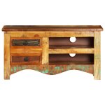 Vidaxl meuble tv 80 x 30 x 40 cm bois de rcupration massif