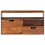 Vidaxl meuble tv 80x30x42 cm bois d'acacia solide Vidaxl meuble tv 80x30x42 cm bois d'acacia solide